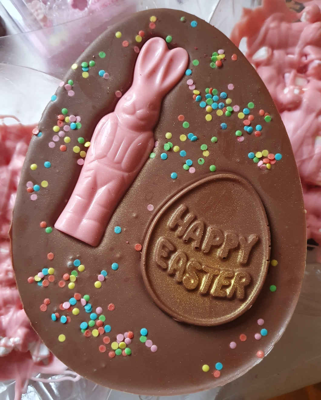 Happy Easter bunny egg