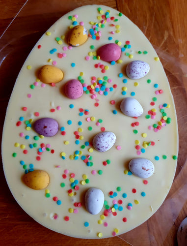 White mini egg egg