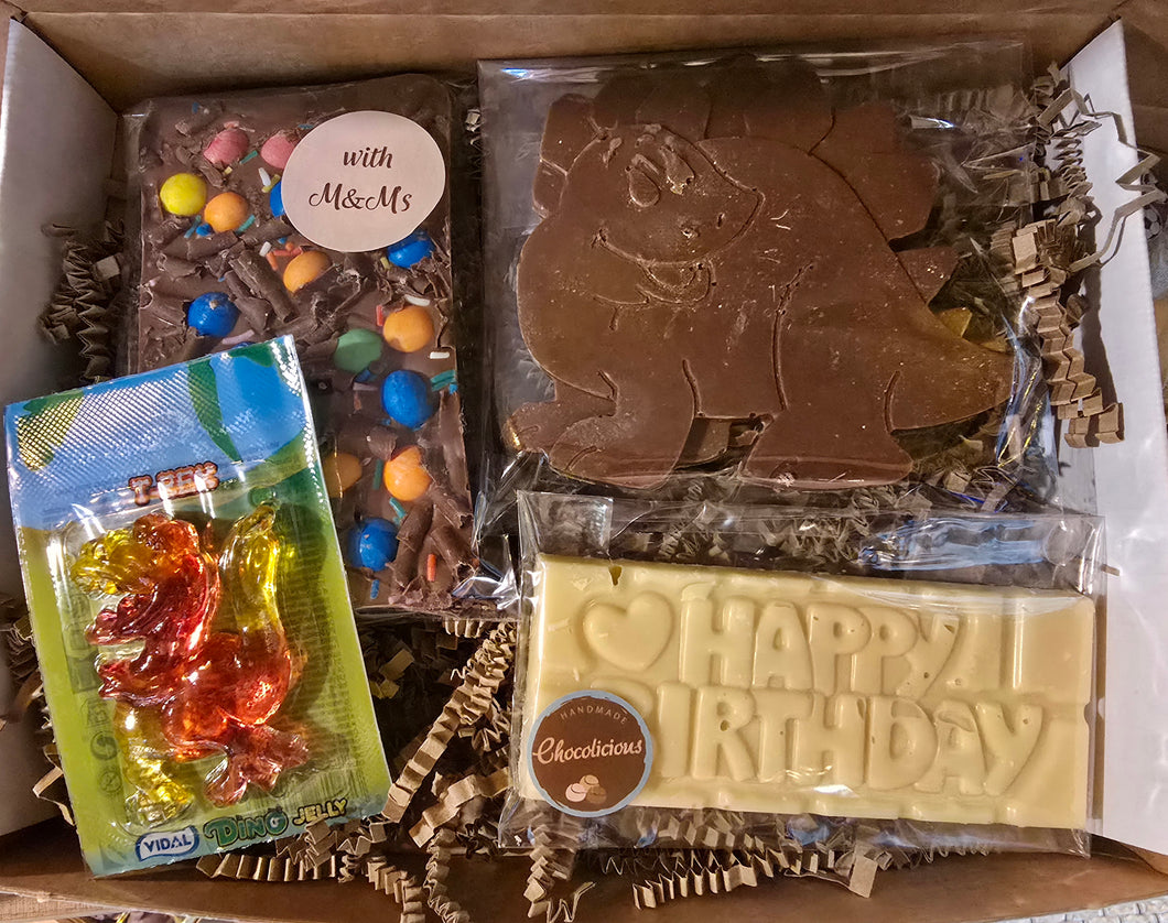 Dinosaur birthday box