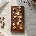 Dark hazelnut bar
