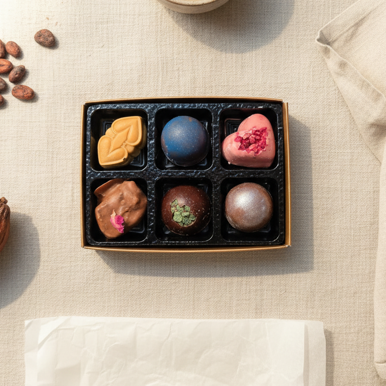 Gift box of 6 chocolates