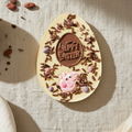 White Peppa pig egg
