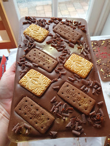 Extra large Bourbon and Custard cream bar