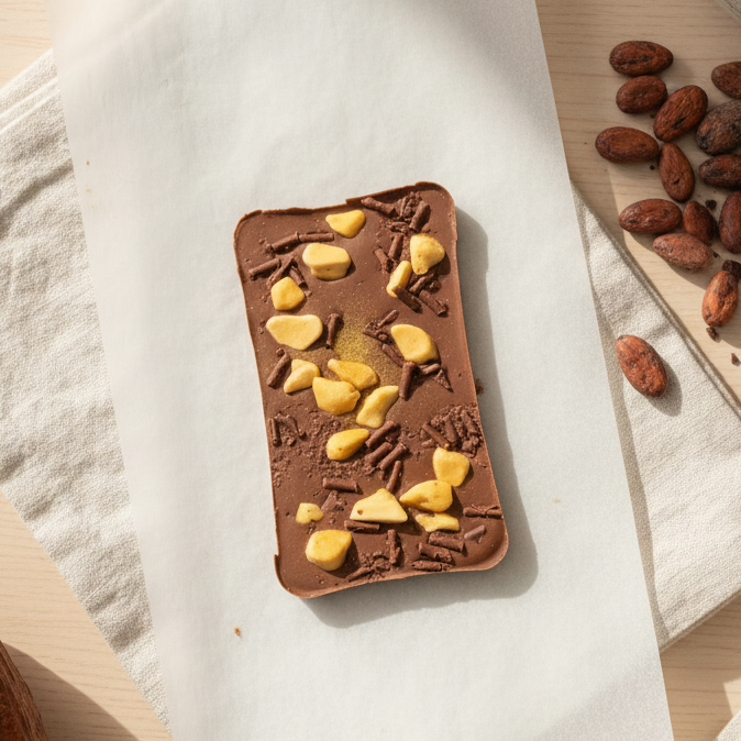 Milk honeycomb bar