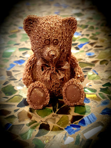 Handmade artisan Chocolate bear by Chocolicious Shrewsbury 
