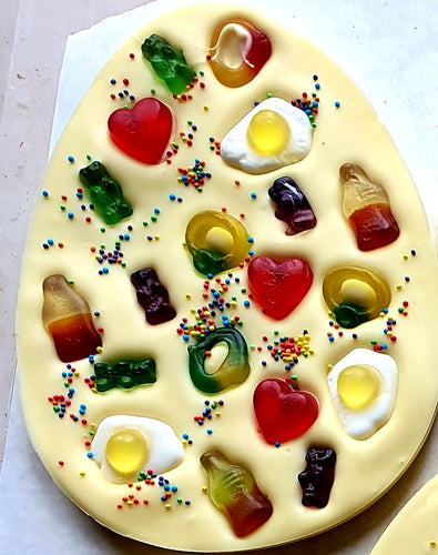 White Haribo egg