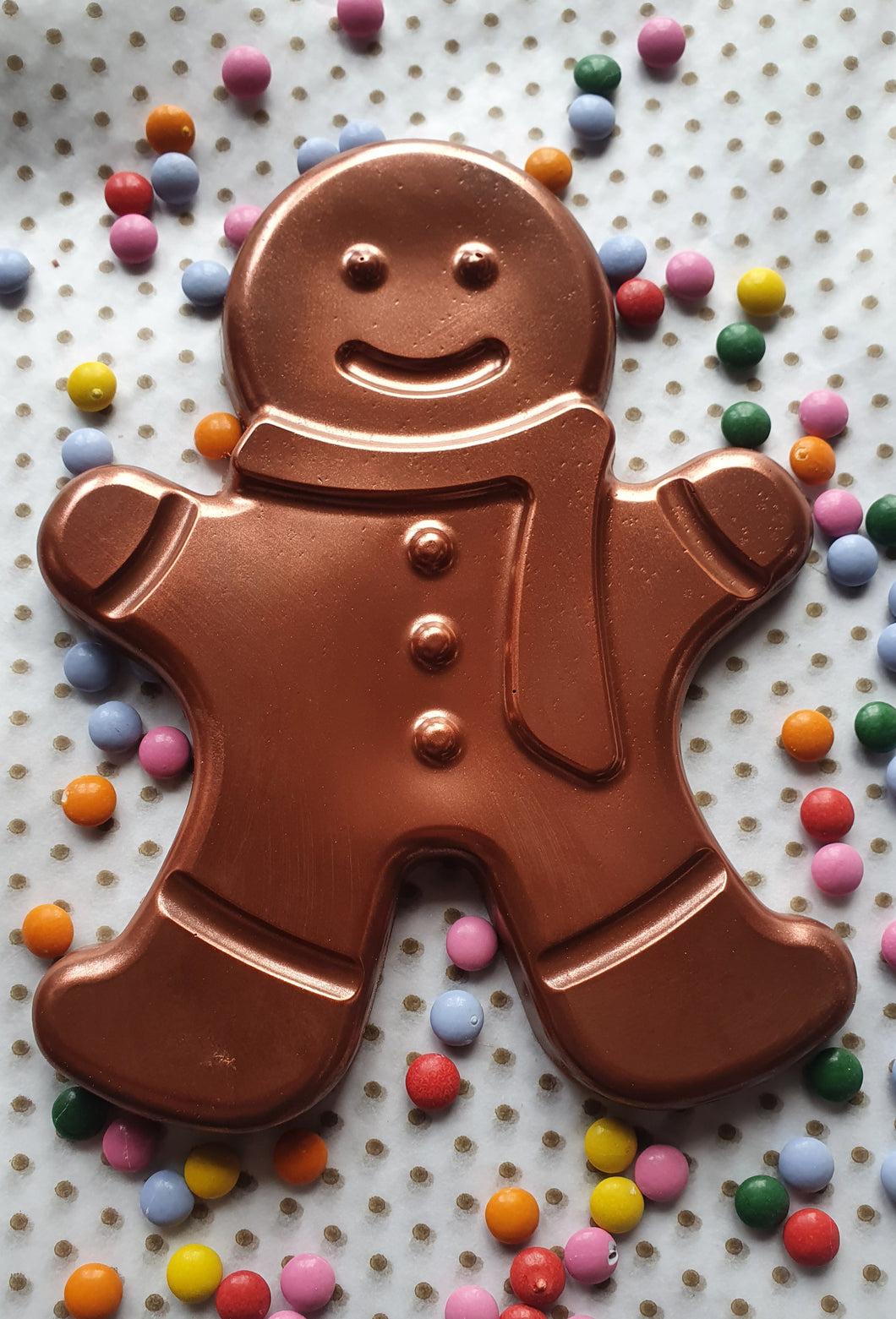 Milk gingerbread man