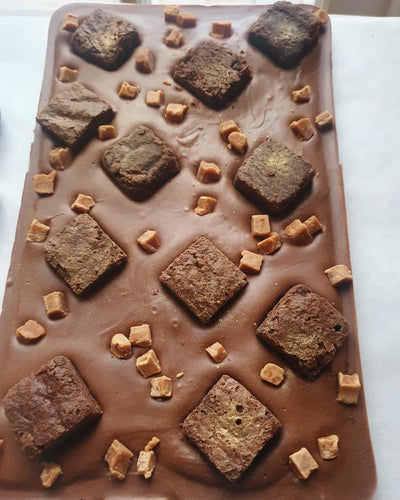 Extra large brownie and fudge bar